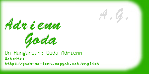 adrienn goda business card